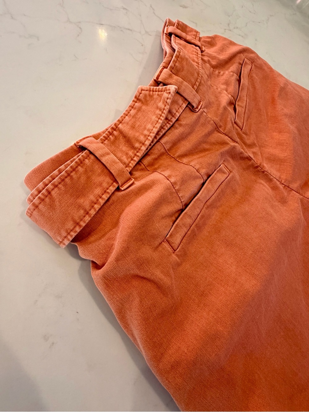 Brunello Cucinelli Women's Canyon Dyed Belted Denim Shorts. Size 40EU/Size 4US - Picture 11 of 14